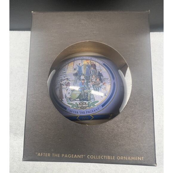 vintage harley davidson christmas ornament In‎ Box 1996, After The Pageant - Picture 4 of 6